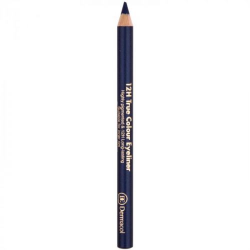 Dermacol 12H True Colour Eyeliner Long-Lasting Eye Pencil Shade 07 Grey