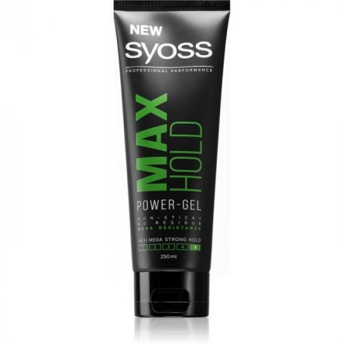 Syoss Max Hold Hair Gel with Strong Hold for Men 250 ml