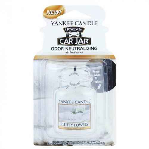 Yankee Candle Fluffy Towels car air freshener hanging