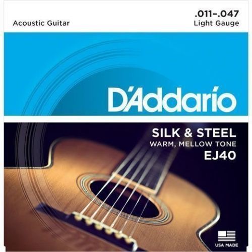 D'Addario EJ40 Folk Silk & Steel