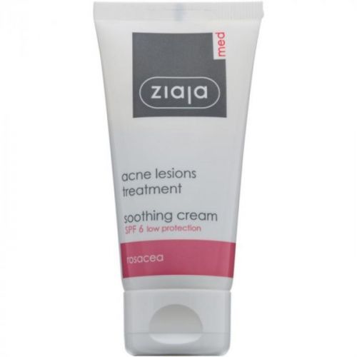 Ziaja Med Acne Lesions Soothing And Moisturizing Cream SPF 6 50 ml