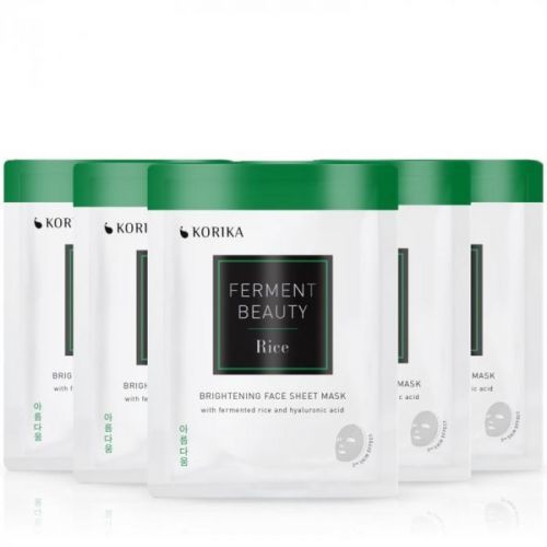 KORIKA FermentBeauty Rice and Hyaluronic Acid face mask set at a reduced price