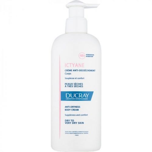 Ducray Ictyane Moisturizing Body Cream For Dry To Very Dry Skin 400 ml