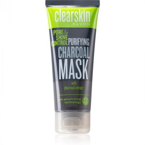 Avon Clearskin  Pore & Shine Control Cleansing Mask with Activated Charcoal 75 ml