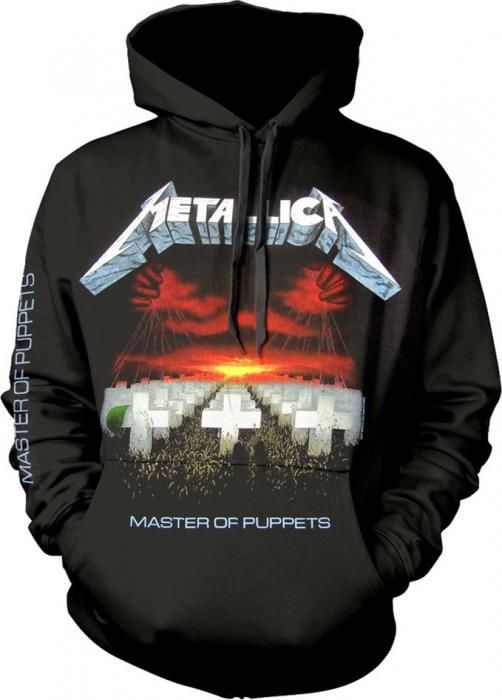 Metallica Master Of Puppets Tracks Hooded Sweatshirt S
