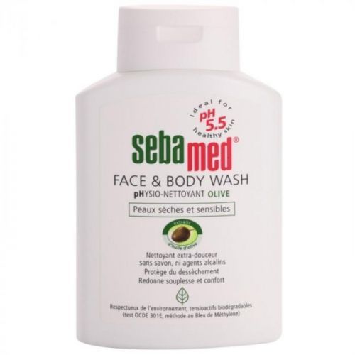 Sebamed Wash Gentle Cleansing Lotion for Face and Body With Olive Oil 200 ml