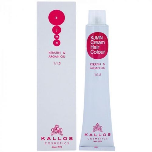 Kallos KJMN Hair Color With Keratin And Argan Oil Shade 8.0 Light Blond  100 ml