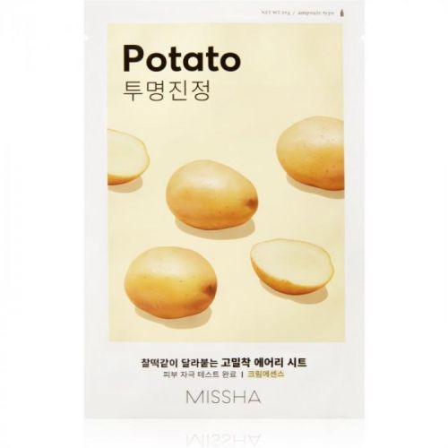 Missha Airy Fit Potato Smoothing Sheet Mask with Brightening Effect 19 g