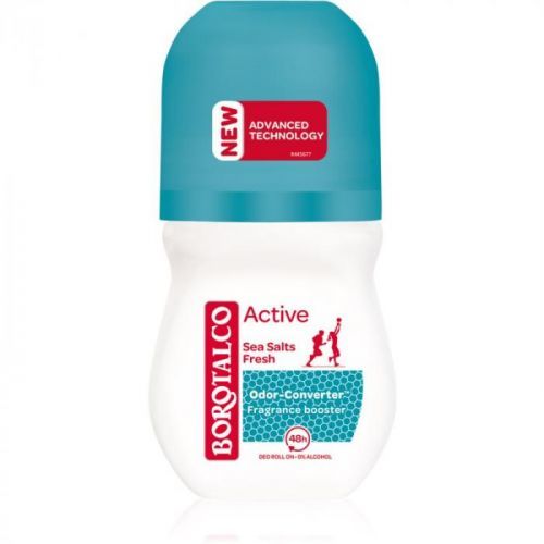 Borotalco Active Sea Salts Roll-On Deodorant  With 48 Hours Efficacy 50 ml