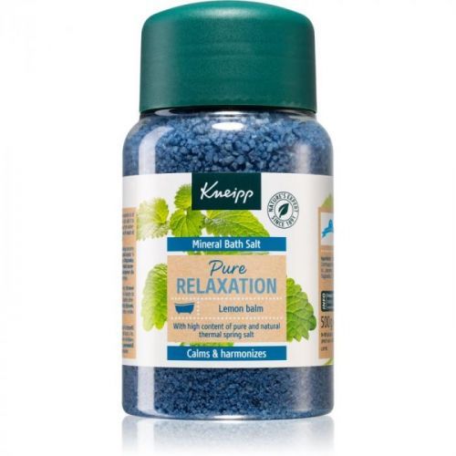 Kneipp Pure Relaxation Lemon Balm Bath Salts With Minerals 500 g