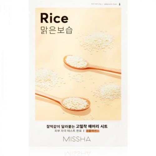 Missha Airy Fit Rice Refreshing and Purifying Sheet Mask 19 g
