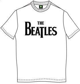 The Beatles Kid's Tee Drop T Logo White (Boy's Fit/Retail Pack) (1 - 2 Years)