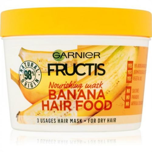 Garnier Fructis Banana Hair Food Nourishing Mask for Dry Hair 390 ml