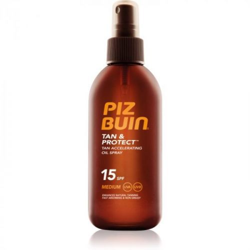 Piz Buin Tan & Protect Protective Accelerating Sun Oil SPF 15 150 ml