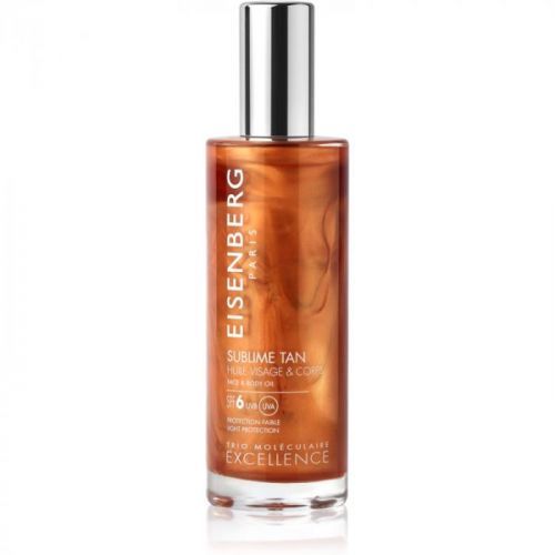 Eisenberg Sublime Tan Huile Visage & Corps Sun Oil for  Face and Body SPF 6 100 ml