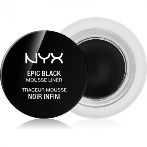 NYX Professional Makeup Epic Black Mousse Liner Waterproof Eyeliner Shade 01 Black 3 ml