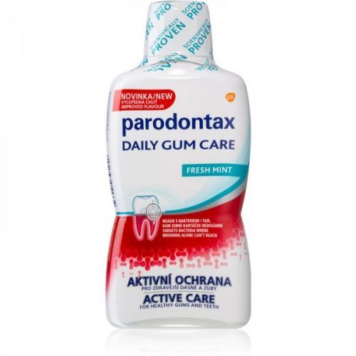 Parodontax Daily Gum Care Fresh Mint Mouthwash For Complete Protection Of Teeth Fresh Mint 500 ml
