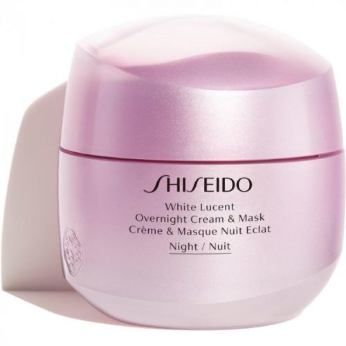 Shiseido White Lucent Overnight Cream & Mask Moisturizing Night Cream and Mask for Pigment Spots Correction 75 ml