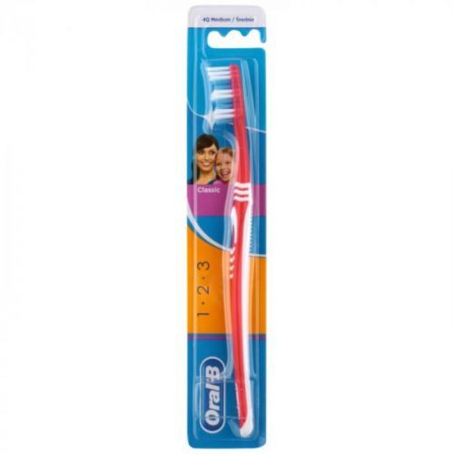 Oral B 1-2-3 Classic Care Toothbrush Medium