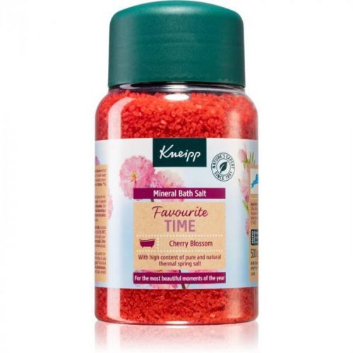 Kneipp Favourite Time Cherry Blossom Bath Salts With Minerals 500 g