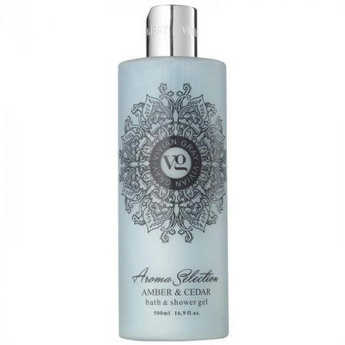 Vivian Gray Aroma Selection Amber & Cedar Shower And Bath Gel 500 ml