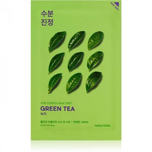 Holika Holika Pure Essence Green Tea Nourishing Sheet Mask For Sensitive And Reddened Skin 20 ml