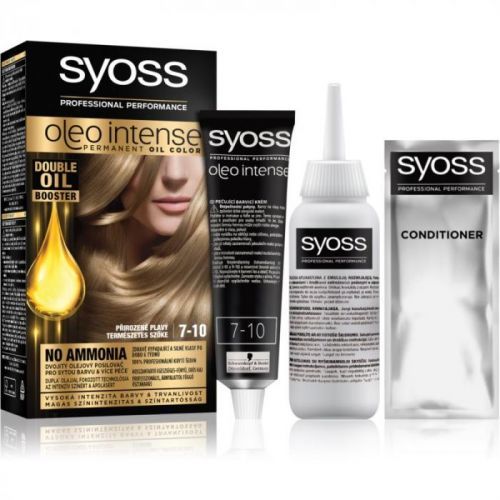 Syoss Oleo Intense Permanent Hair Dye With Oil Shade 7-10 Natural Blond