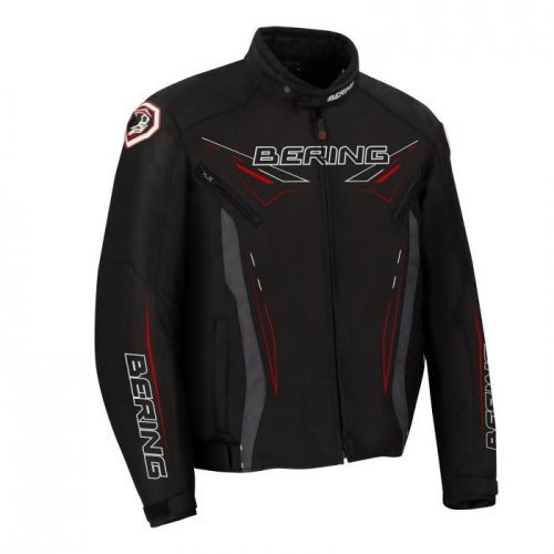 Bering Zebu Black Textile Motorcycle Jacket S