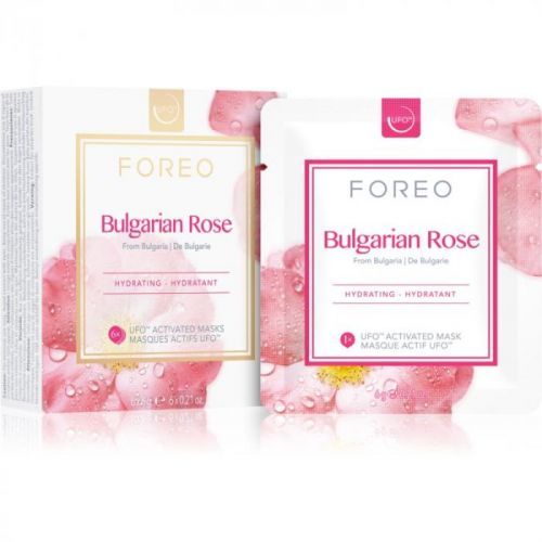 FOREO Farm to Face Bulgarian Rose Hydrating Mask 6 x 6 g
