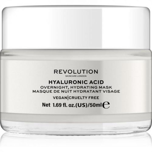 Revolution Skincare Hyaluronic Acid Overnight Moisturizing Mask for Face 50 ml
