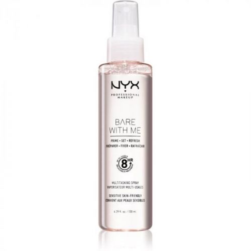 NYX Professional Makeup Bare With Me Prime-Set-Refresh Multitasking Spray Light Multi-Purpose Spray 130 ml