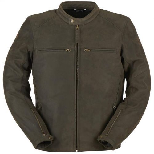 Furygan Vince V3 Brown Leather Motorcycle Jacket M