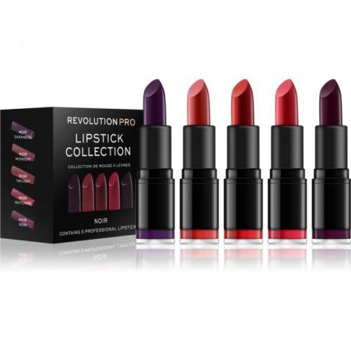 Revolution PRO Lipstick Collection Lipstick Set 5 pcs Shade Noir 5 pc