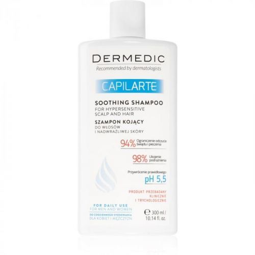 Dermedic Capilarte Soothing Shampoo for Sensitive Scalp 300 ml