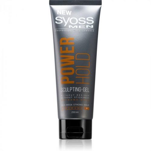 Syoss Men Power Hold Shaping Gel With Extra Strong Fixation 250 ml