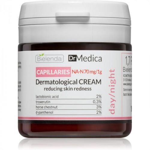 Bielenda Dr Medica Capillaries Cream Against Skin Redness and Spider Veins 50 ml