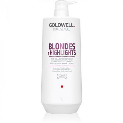 Goldwell Dualsenses Blondes & Highlights Conditioner for Blonde Hair for Yellow Tones Neutralization 1000 ml