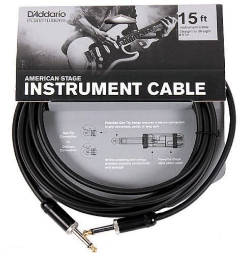 D'Addario Planet Waves PW-AMSG-15 Instrument Cable-Lifetime Warranty