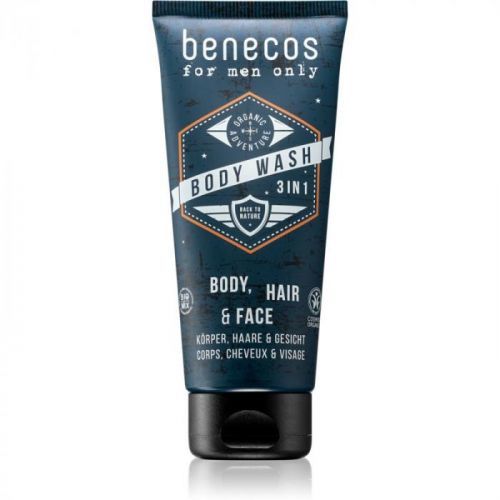 Benecos For Men Only 3 in1 Shampoo, Conditioner & Body Wash 200 ml