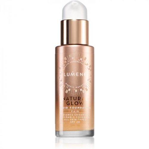 Lumene Natural Glow Fluid Foundation Brightening Foundation for Natural Look SPF 20 Shade Fair