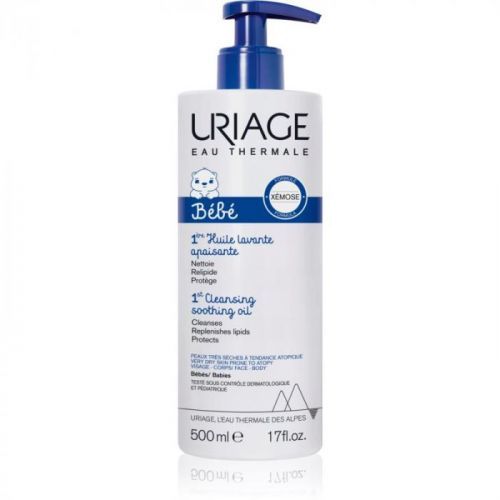 Uriage Bébé Soothing Cleansing Oil for Dry and Atopic Skin 500 ml