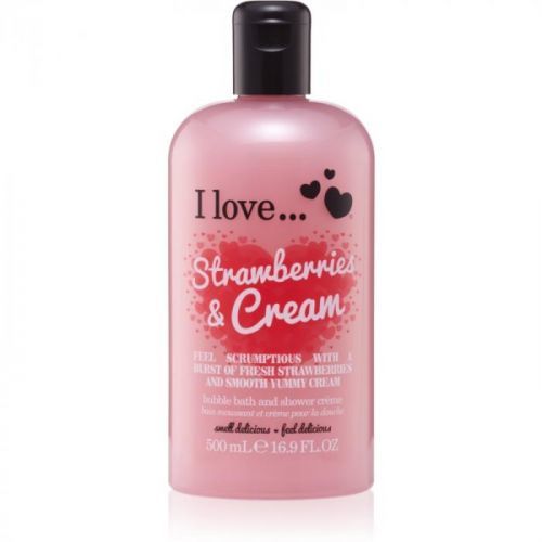 I love... Strawberries & Cream Shower and Bath Cream 500 ml