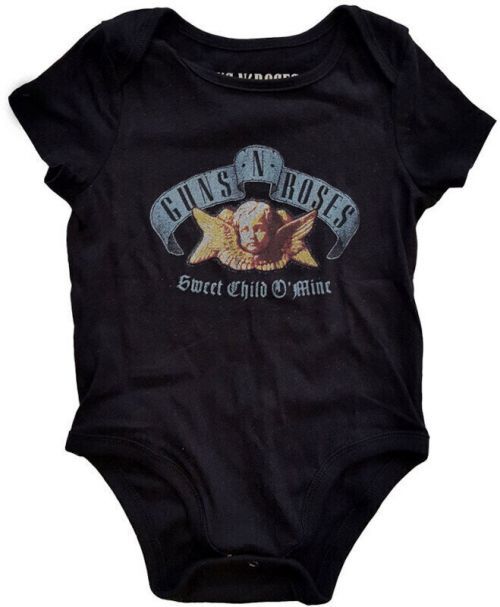 Guns N' Roses Sweet Child O' Mine Baby Grow Black (0 - 3 Months)