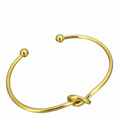 Gold Plated knotted Bangle
