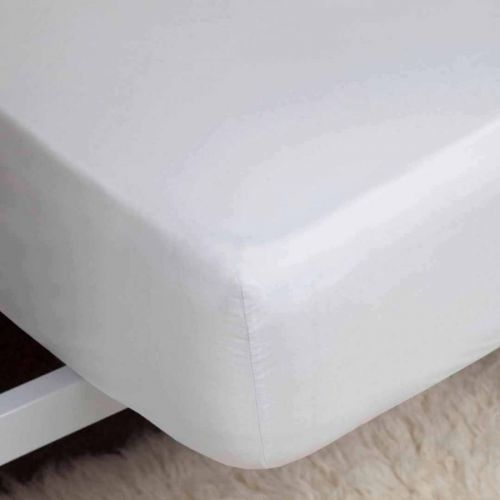 1000TC King Fitted Sheet White