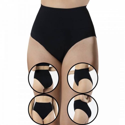 4 Pack Black Seamless Shaping Brief