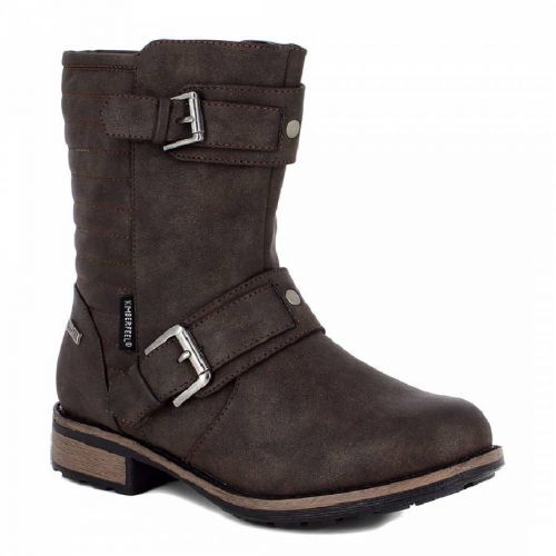 Brown Elfie Winter Boots