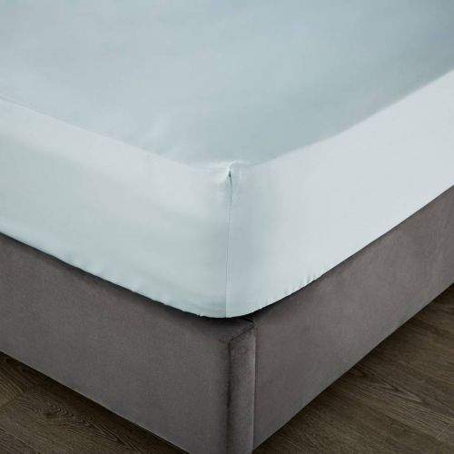1000TC King Deep Fitted Sheet Duck Egg