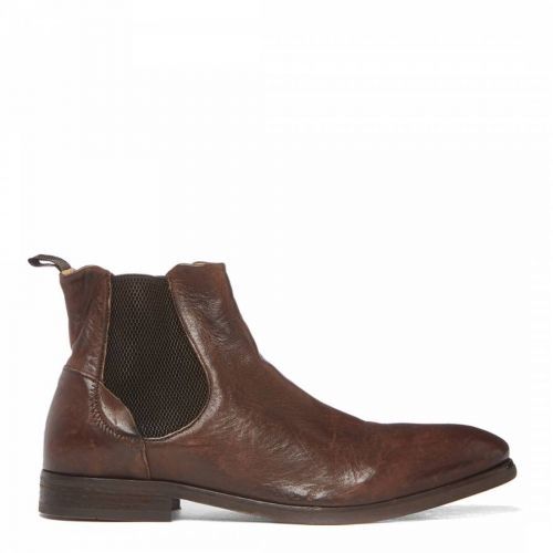 Brown Washed Leather Watchley Chelsea Boots