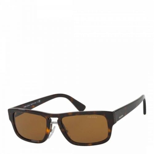 Men's Brown Prada Sunglasses 56mm